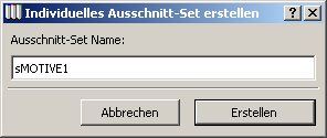 Auschnitt-Set Name