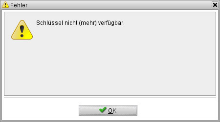 Fehlerdialog